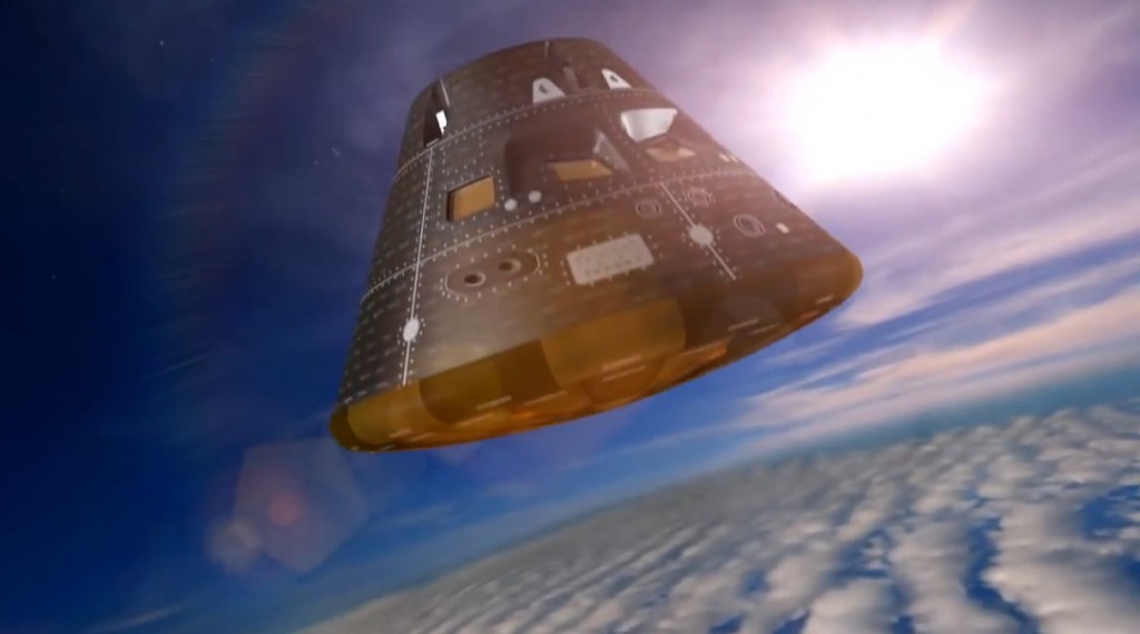 Signals from the Orion spacecraft are re-acquired.