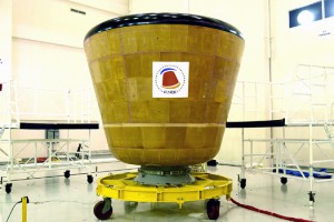 The CARE crew module. Credit: ISRO