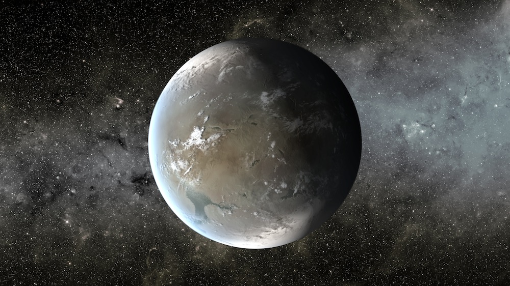 Artist's concept of an exoplanet discovered by Kepler. Credit: NASA