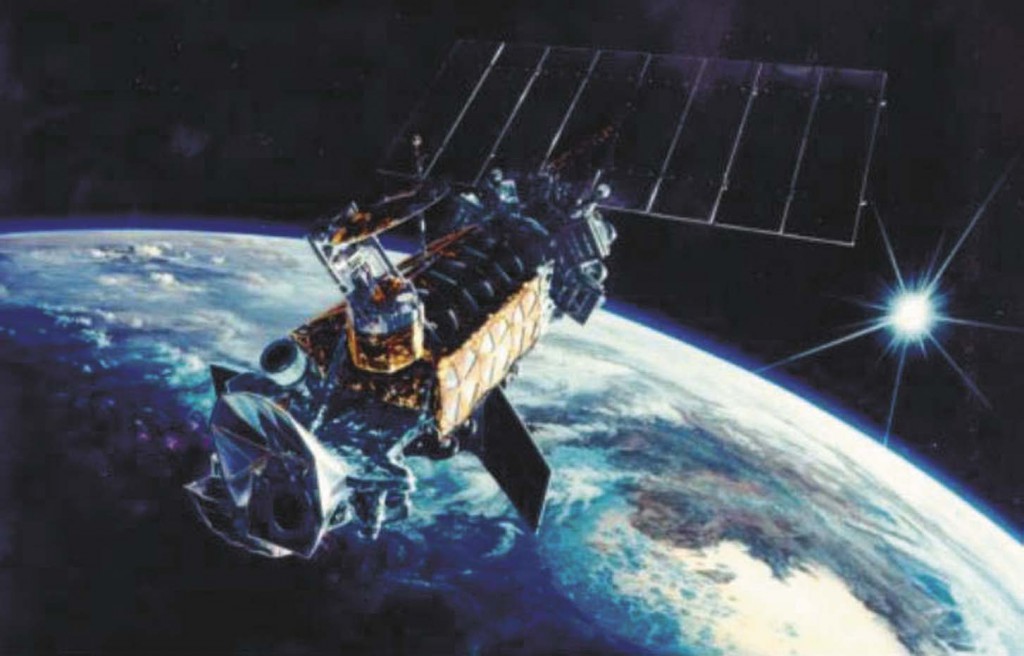 An artist's concept of DMSP. Credit: Air Force