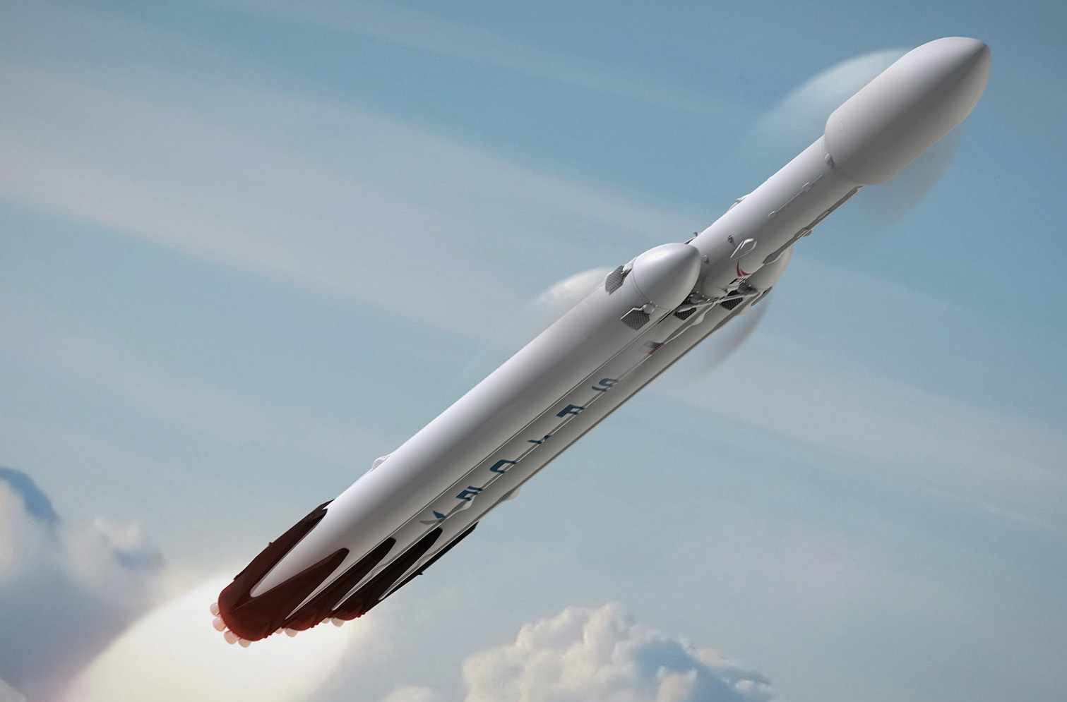 falcon heavy rocket concept