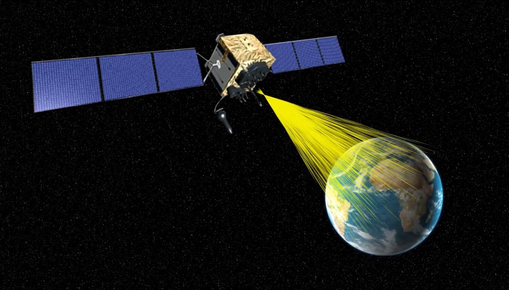 An artist's concept of GPS 2F. Credit: Boeing