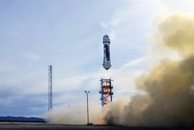 Blue Origin rocket grounded after first launch failure for Jeff