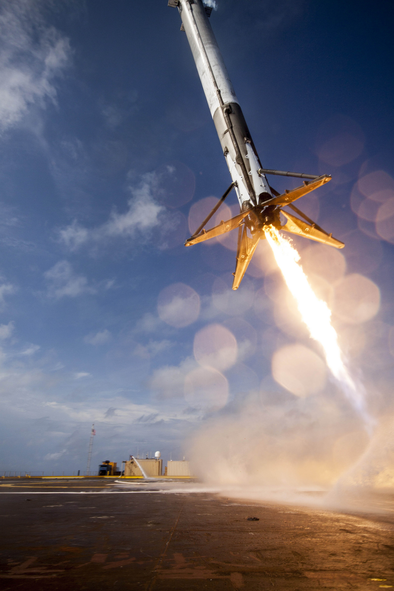 spacex barge landing information