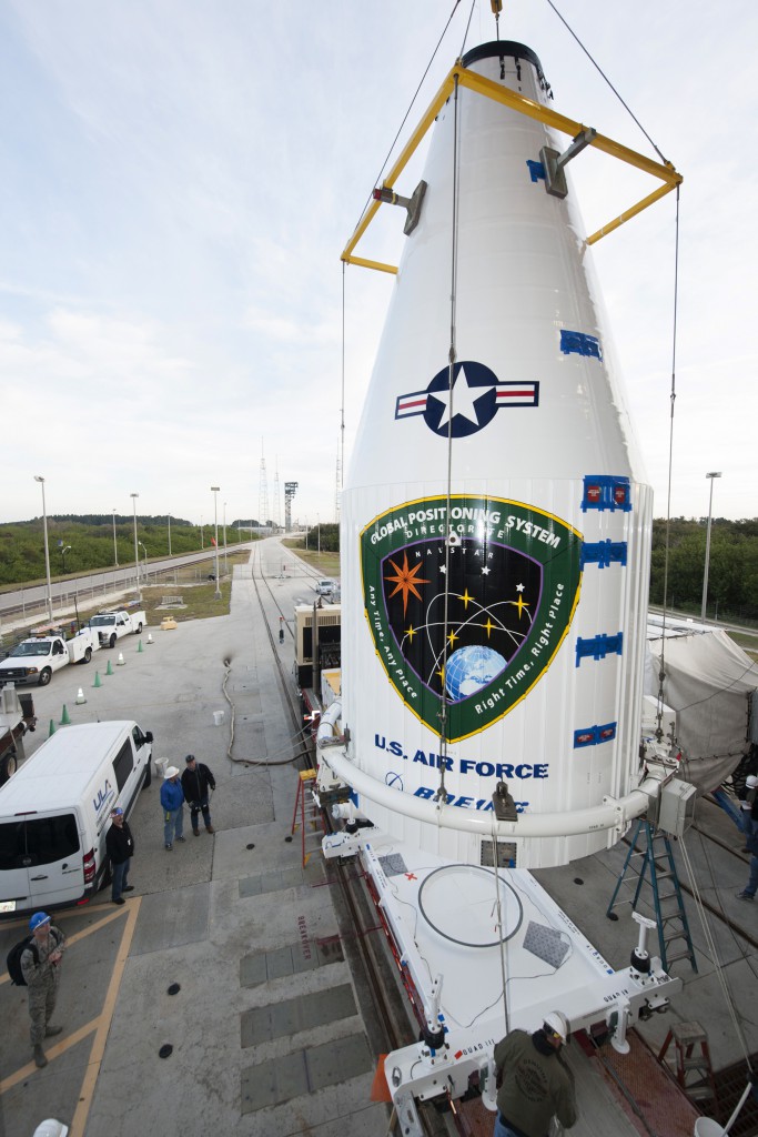 ULA GPS IIF-12 Lift & Mate