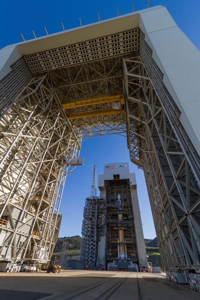 NROL-45 Delta IV VAFB. Prior to rollback