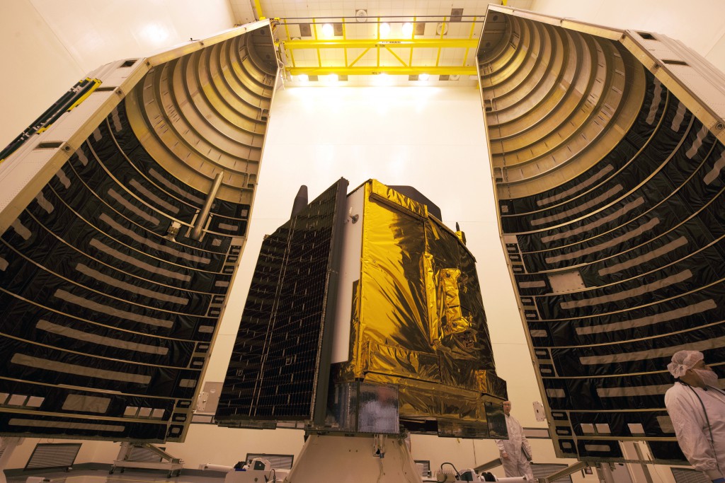 The GPS 2F-12 satellite. Credit: ULA