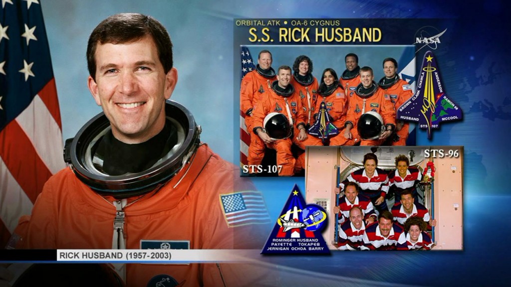 The S.S. Rick Husband. Credit: NASA TV