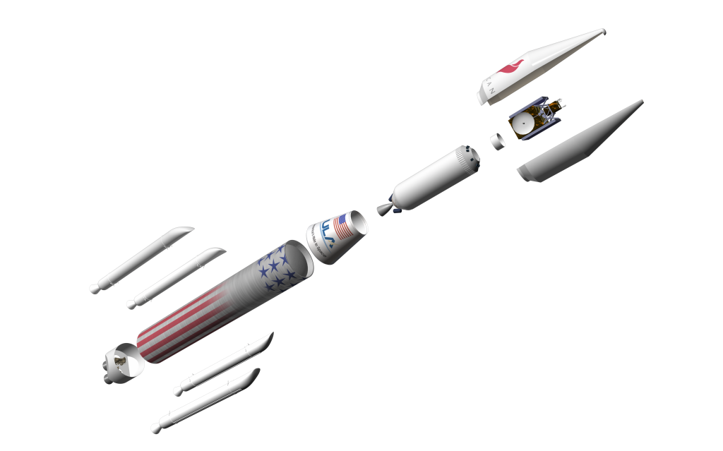 Vulcan is visualized here in its 441 configuration. Credit: United Launch Alliance