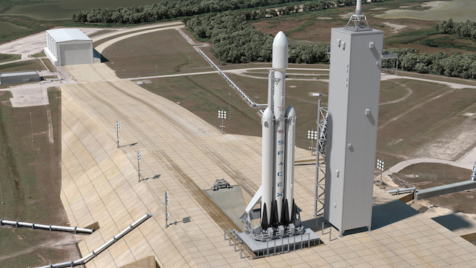 falcon heavy rocket concept