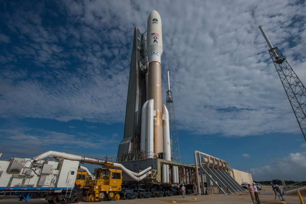 File photo of the last Atlas/MUOS launch in September. Credit: ULA