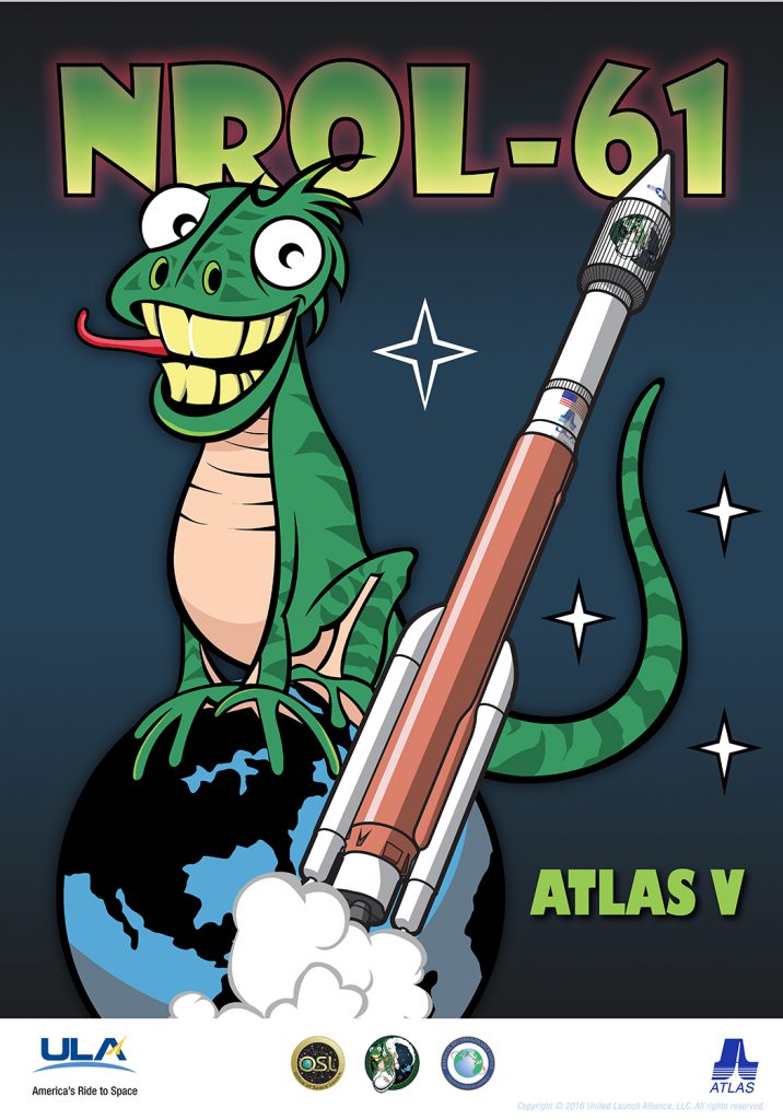 The NROL-61 poster. Credit: United Launch Alliance