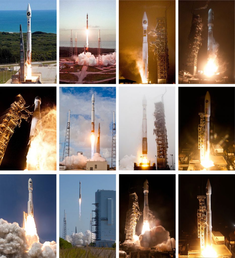 Atlas 5 has performed a dozen NRO launches to date. Photos by ULA