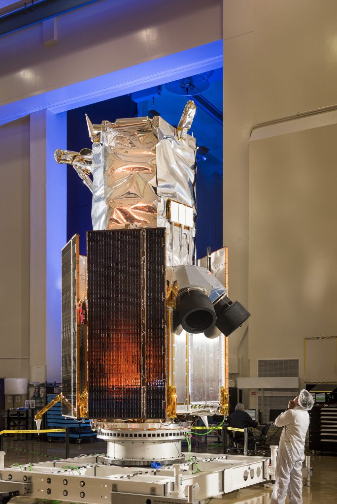 The WorldView 4 satellite. Credit: Lockheed Martin