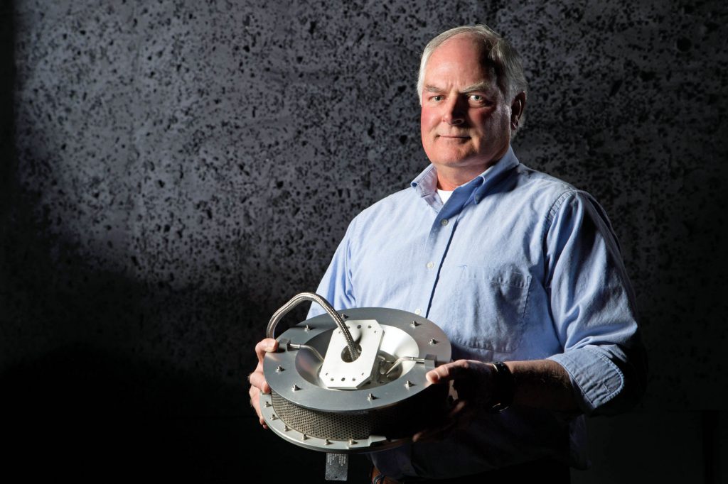 TAGSAM inventor Jim Harris. Credit: Lockheed Martin