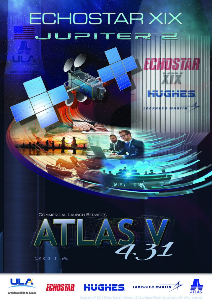 The mission poster. Credit: United Launch Alliance