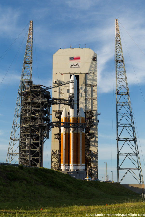 Photos Delta Heavy Revealed For Solar Probe Launch Spaceflight Now