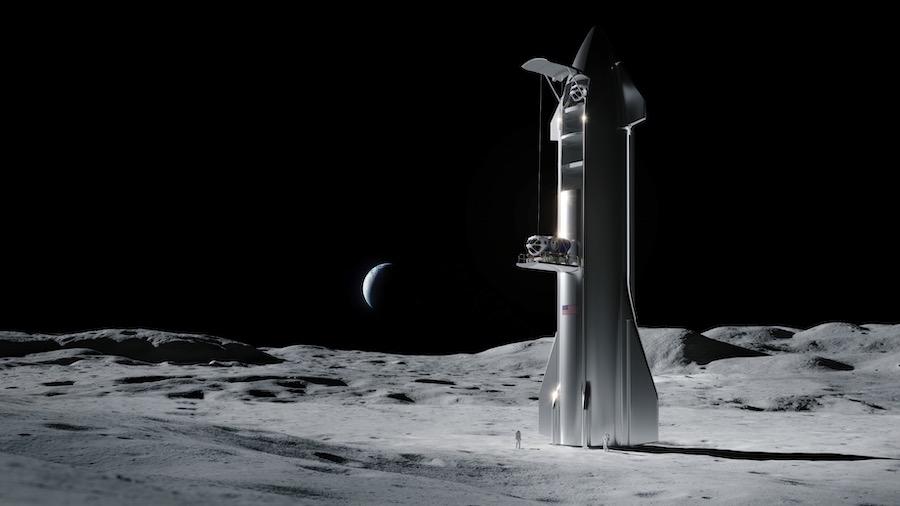 SpaceX offering Starship to NASA for lunar landing missions