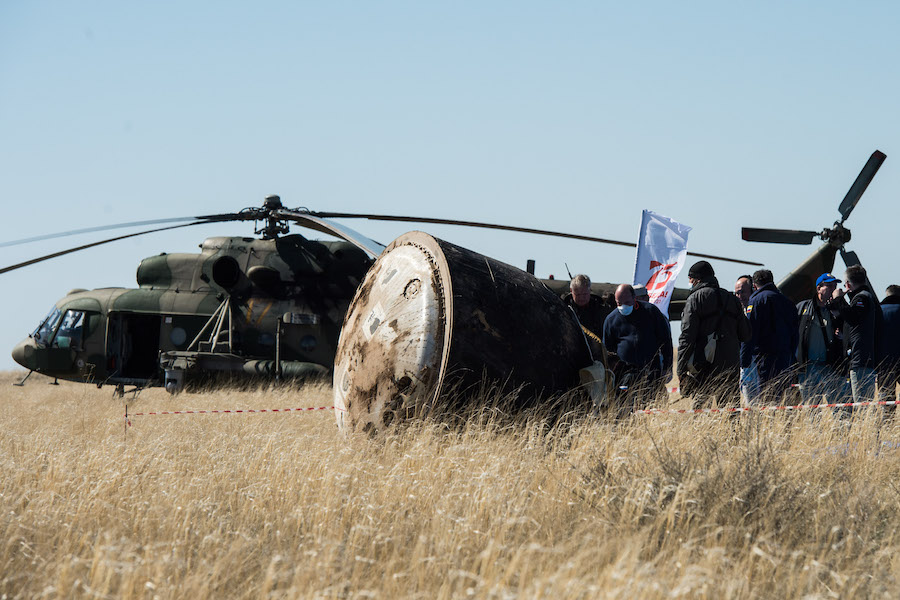 Photos: Space Station Crew Back On Earth – Spaceflight Now