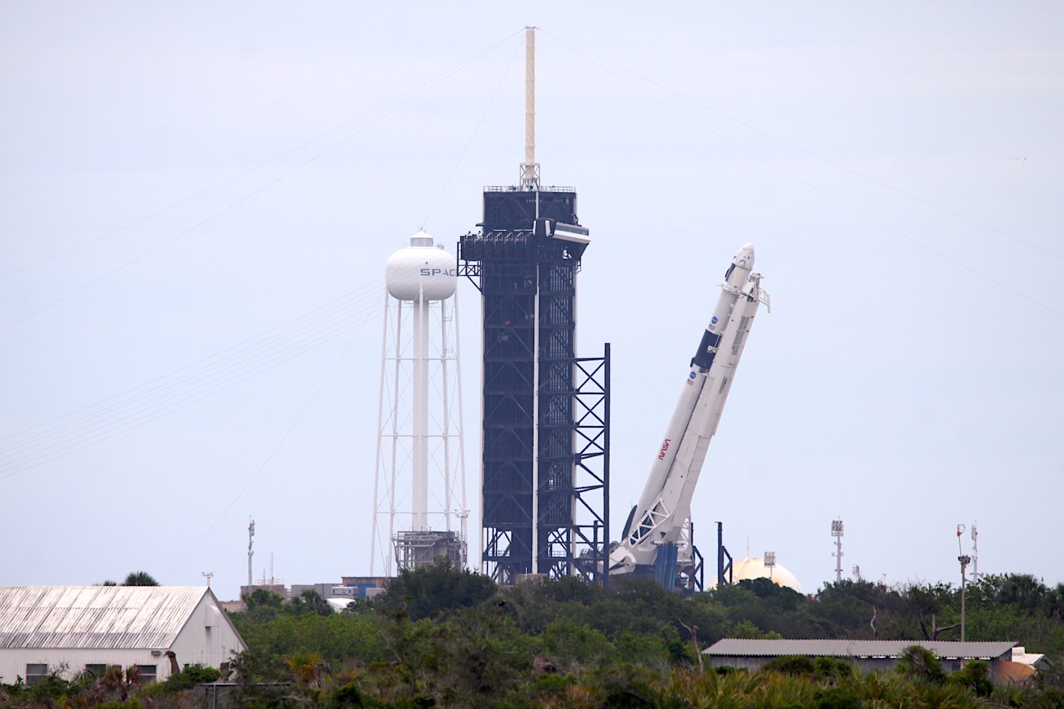 Photos: Falcon 9 And Crew Dragon On Eve Of Launch – Spaceflight Now