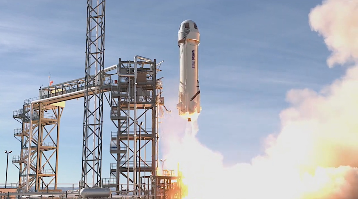 Blue Origin rocket grounded after first launch failure for Jeff