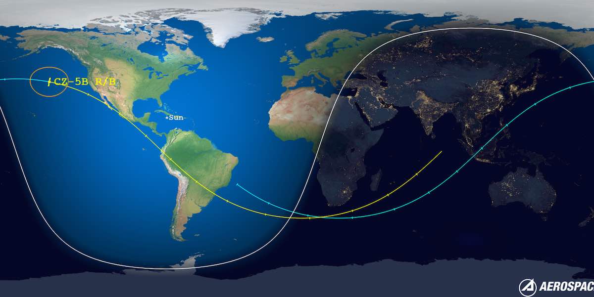 Enorme foguete chinês deve cair de volta à Terra hoje – Spaceflight Now