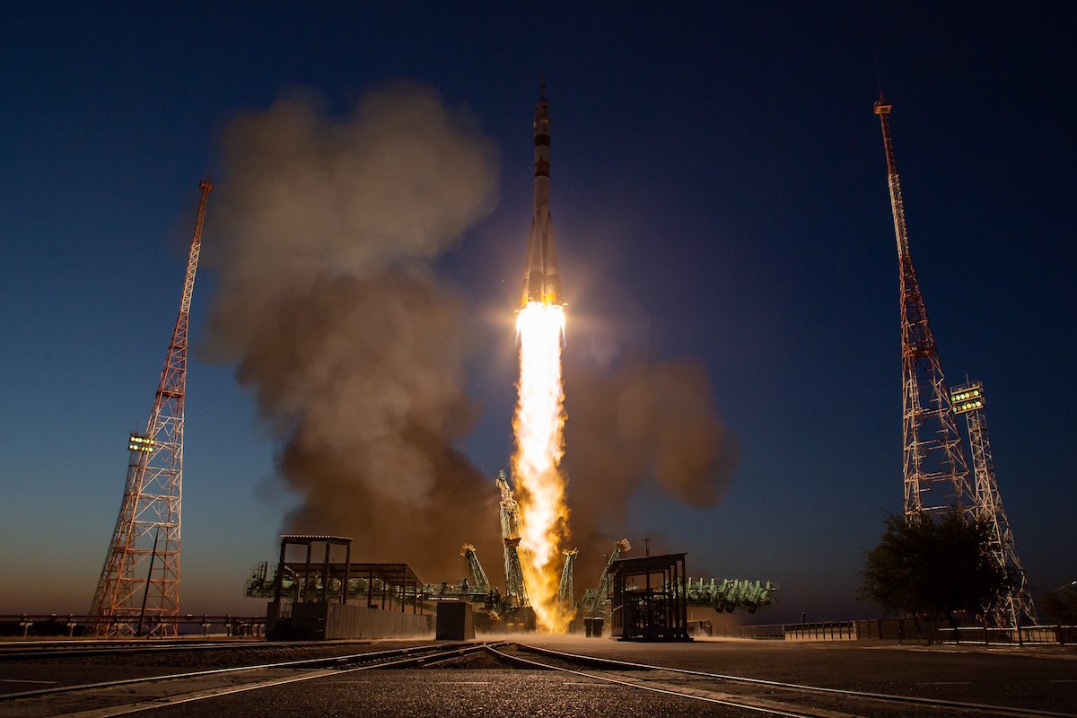 nasa rocket in space