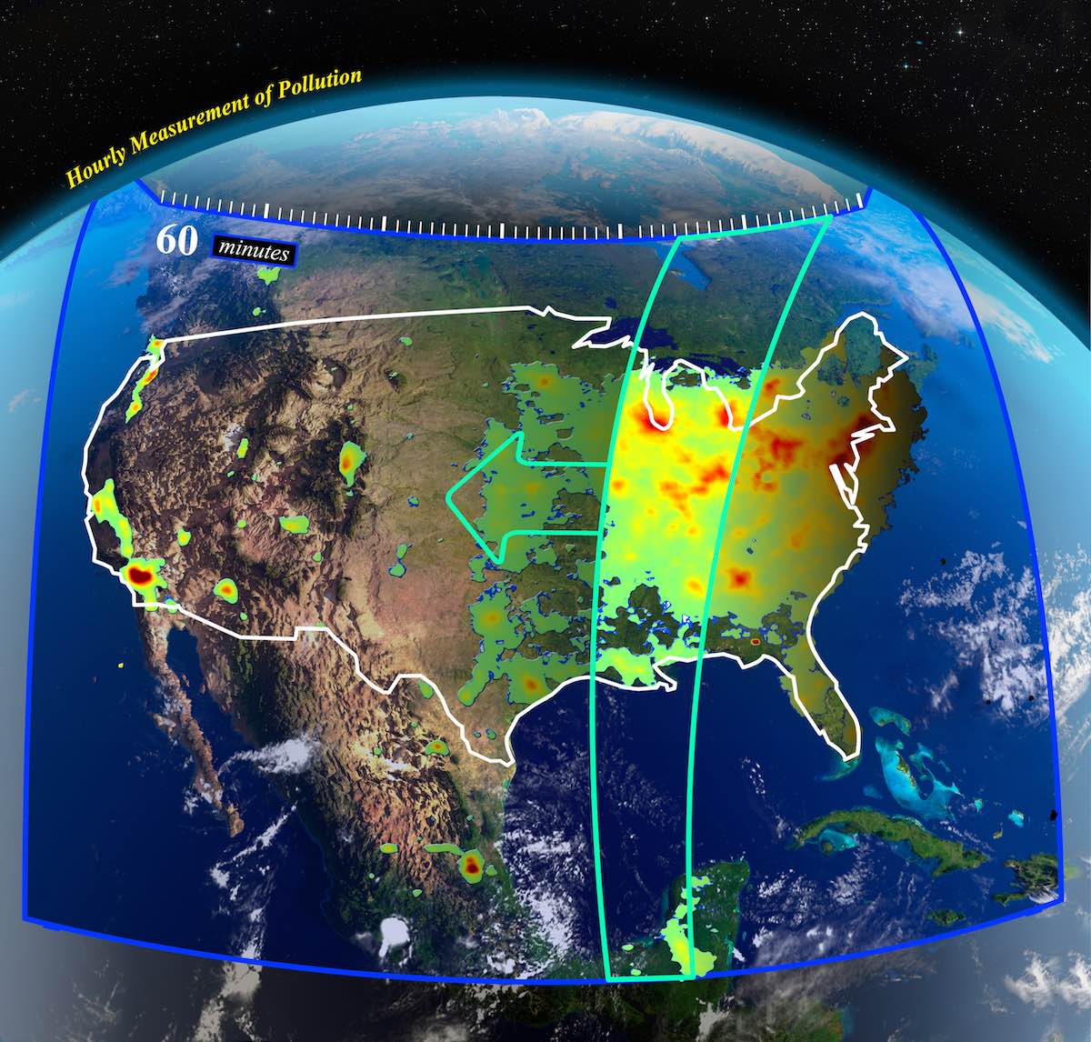 NASA air quality sensor ready for launch with Intelsat satellite thumbnail