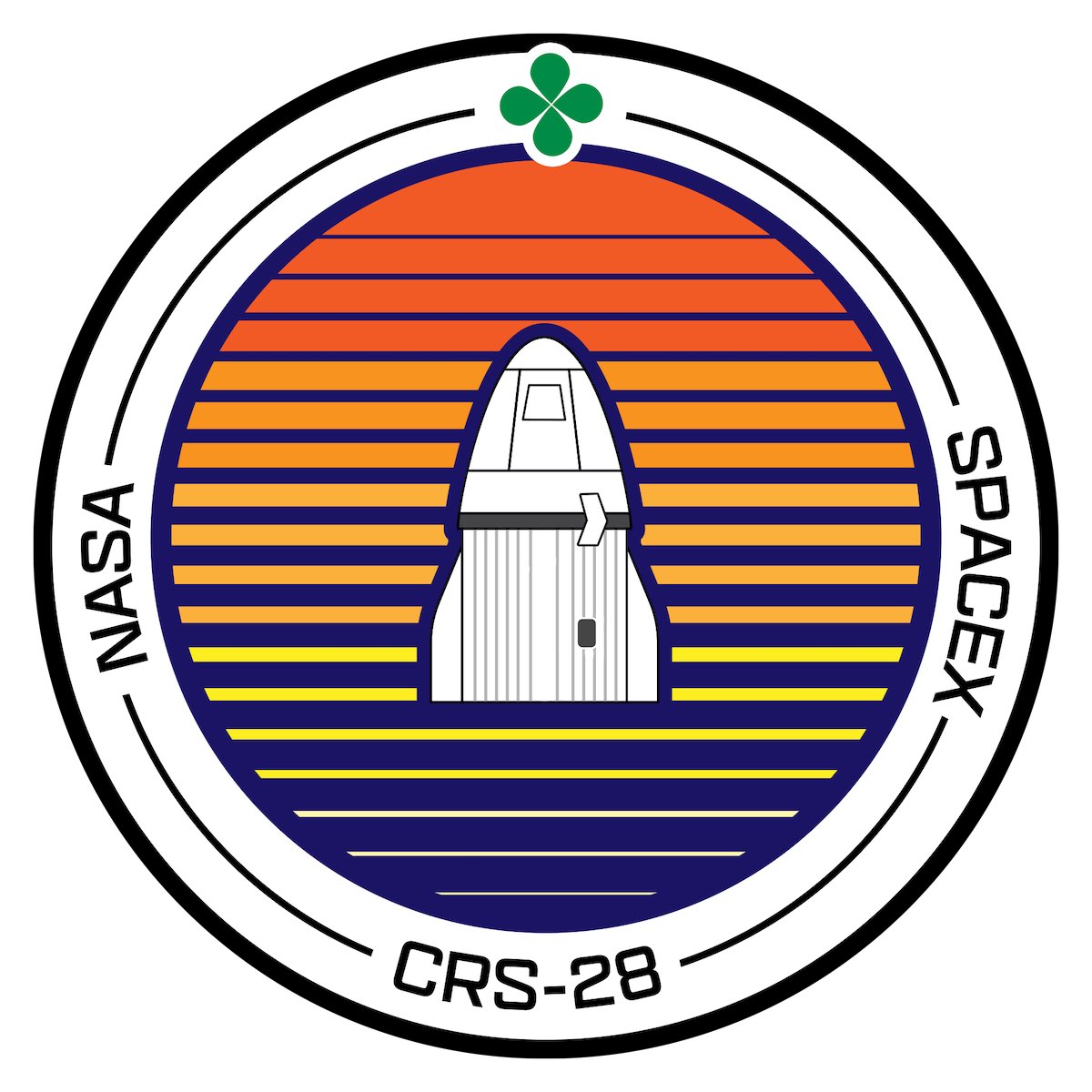 SPACEX CRS 21 Mission Patch - NASA version