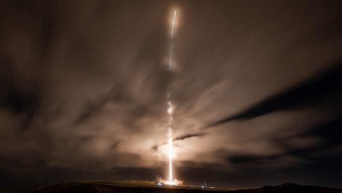 SpaceX launches 24 Starlink satellites on Falcon 9 rocket from Vandenberg SFB