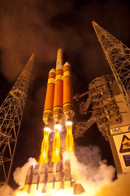 Spaceflight Now | Delta Launch Report | Launch of the Delta 4-Heavy rocket