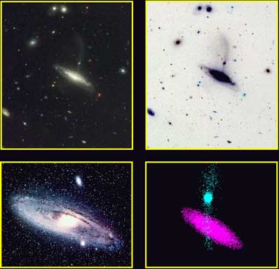 Spaceflight Now Breaking News Astronomers see galaxy torn