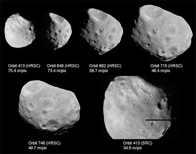 Spaceflight Now | Breaking News | Martian moon Phobos in color for ...