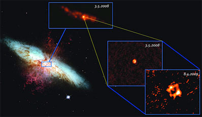 Spaceflight Now | Breaking News | Rare radio supernova is nearest ...