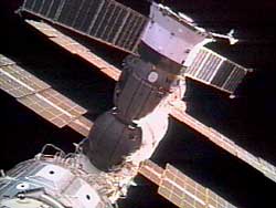 Soyuz docked