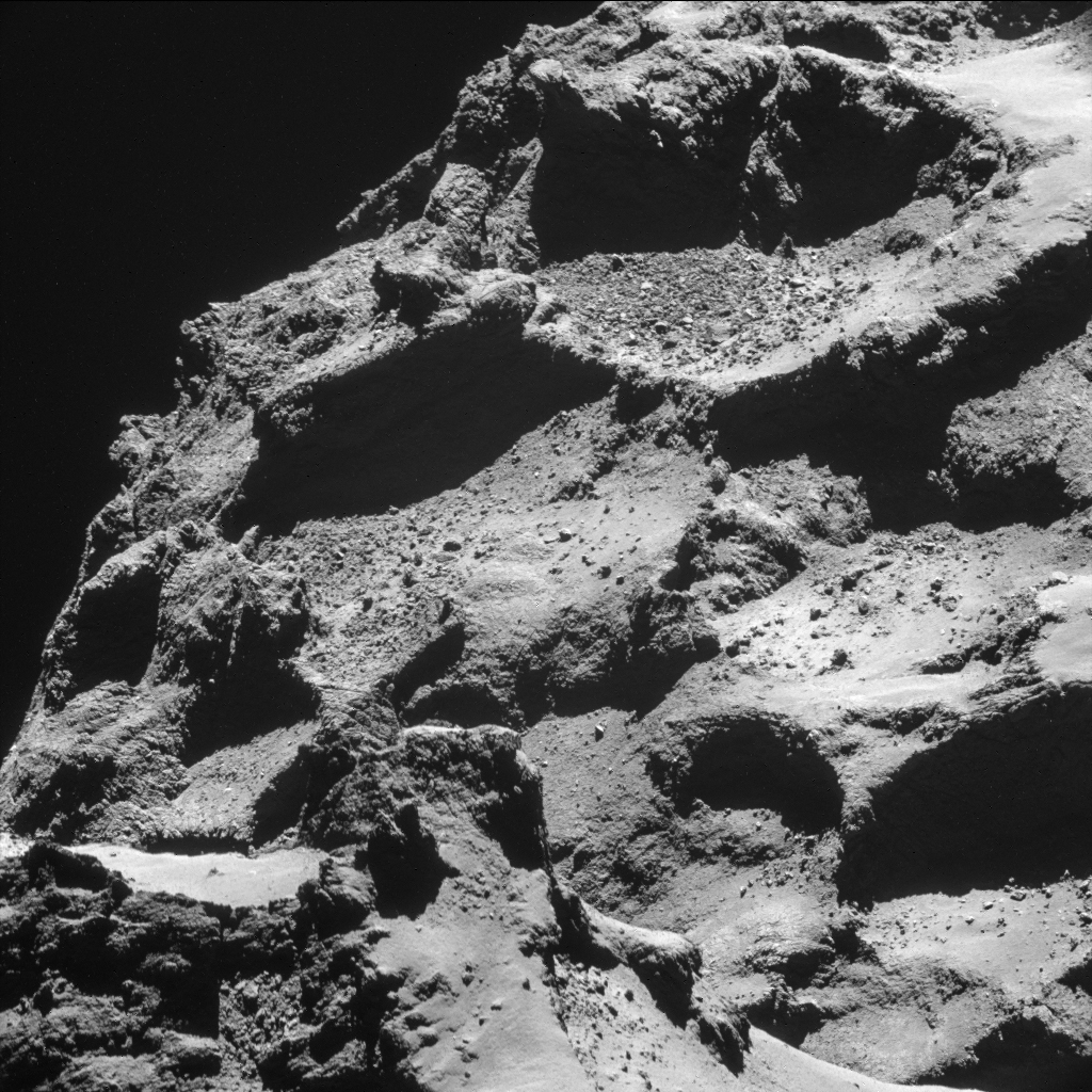 Top ten Rosetta images from 10km