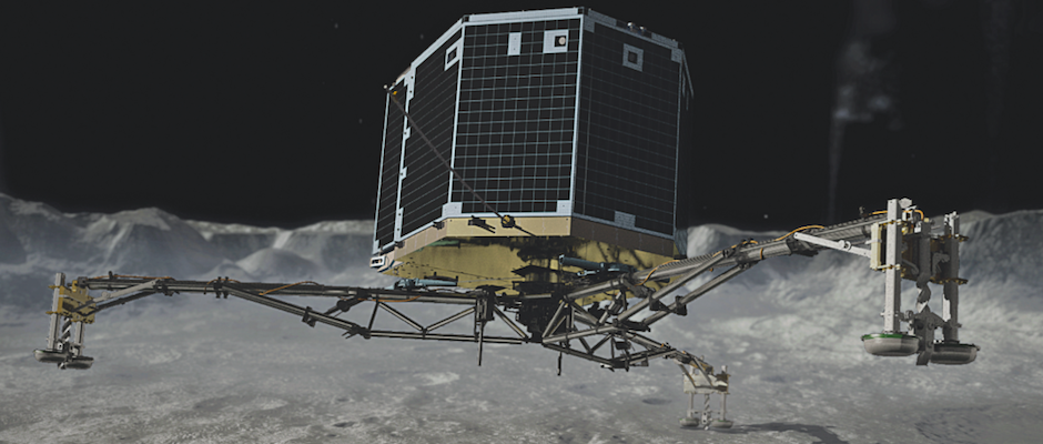 Comet lander wakes up!