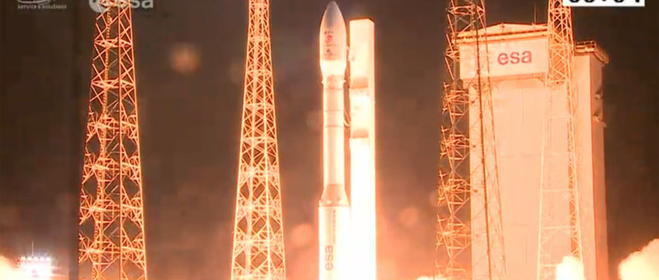 Live coverage: Vega rocket launches with LISA Pathfinder