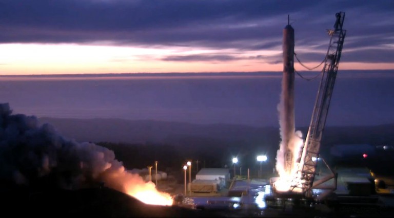 Hold-down firing completed ahead of Sunday’s Falcon 9 launch ...