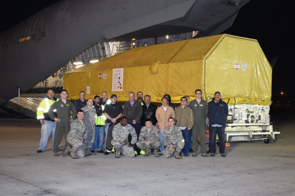 Multi-national contribution to U.S. military network delivered for launch