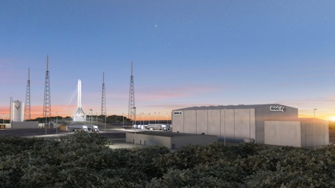 Artist's illustration of Relativity's planned development at Launch Complex 16. Credit: Relativity Space