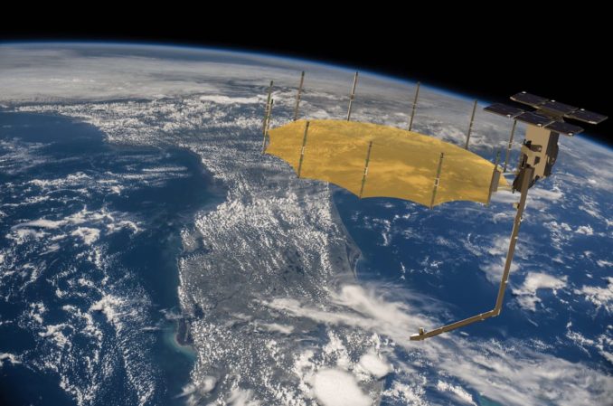 Artist's concept of a Capella synthetic aperture radar satellite. Credit: Capella Space