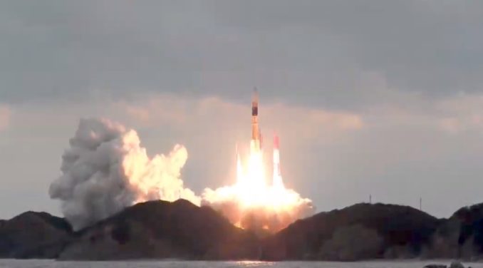 Japanese data relay satellite launches on H-2A rocket