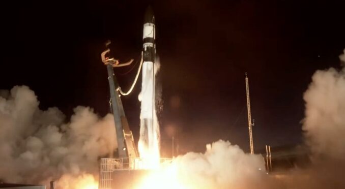 Rocket Lab's Electron launch vehicle lifts off at 2 a.m. EDT (0600 GMT; 6 p.m. local time) Thursday from Zealand. Credit: Rocket Lab