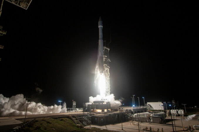 A Russian-made RD-180 engine powers the Atlas 5 rocket off its launch pad in California on Thursday. Credit: United Launch Alliance