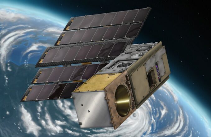 Artist's illustration of a TROPICS CubeSat in space. Credit: NASA