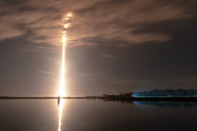 SpaceX launches Falcon 9 rocket from Cape Canaveral on Starlink mission ...